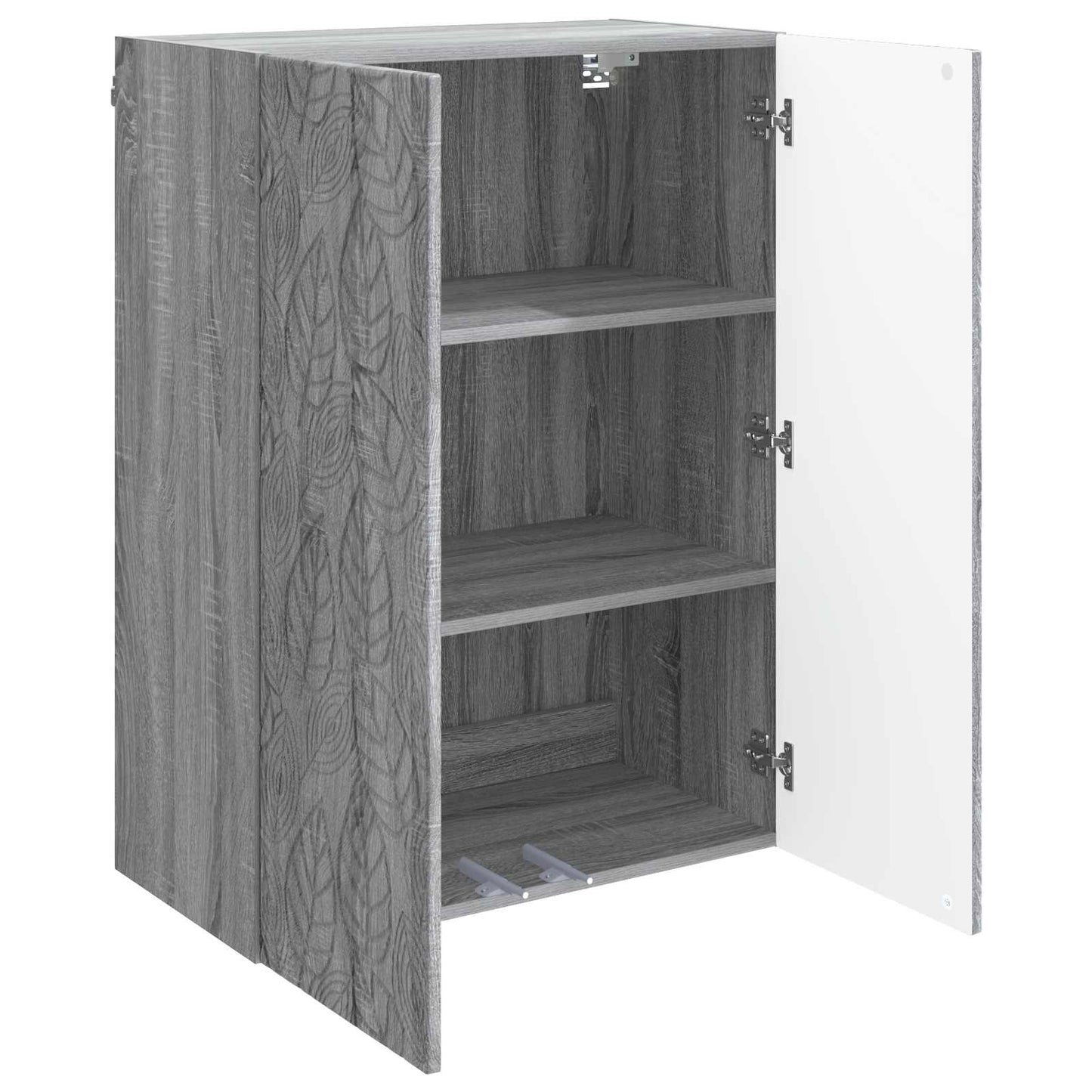 Wandkast Grijs Sonoma 66 x 34,5 x 90 cm Bewerkt hout
