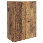 Wandkast 66x34,5x90 cm bewerkt hout