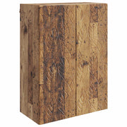 Wandkast 66x34,5x90 cm bewerkt hout