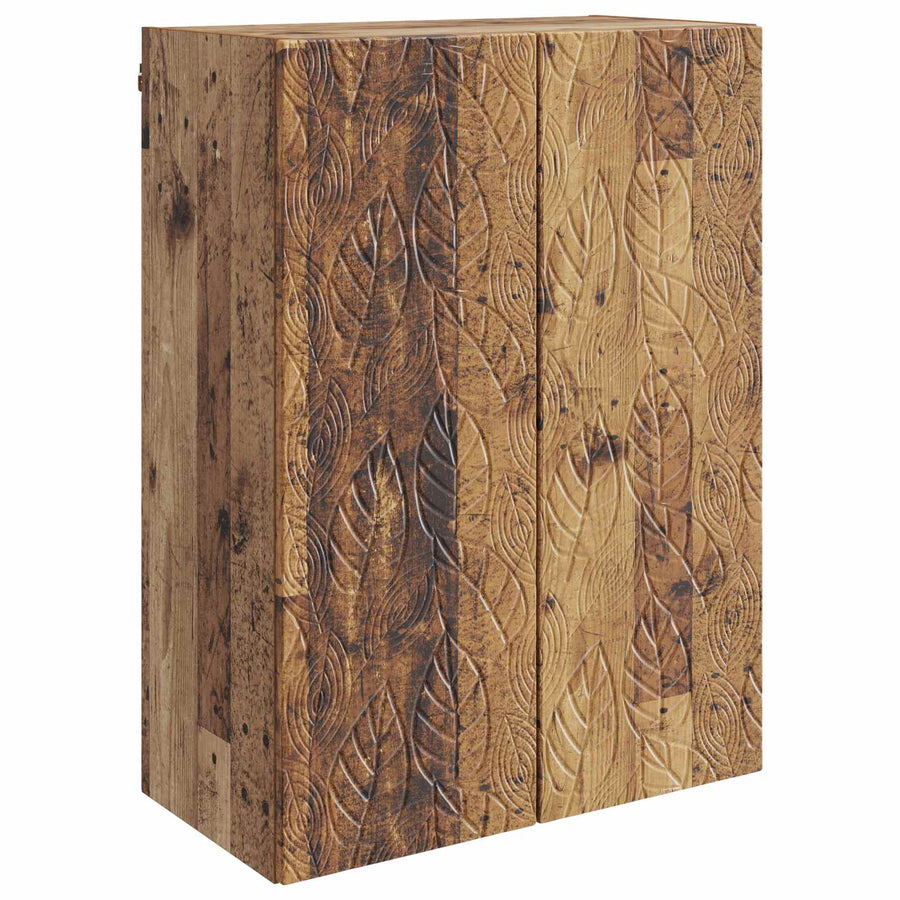 Wandkast Oud hout 66 x 34,5 x 90 cm Bewerkt hout