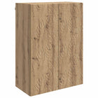Wandkast bewerkt hout 66x34,5x90 cm eiken