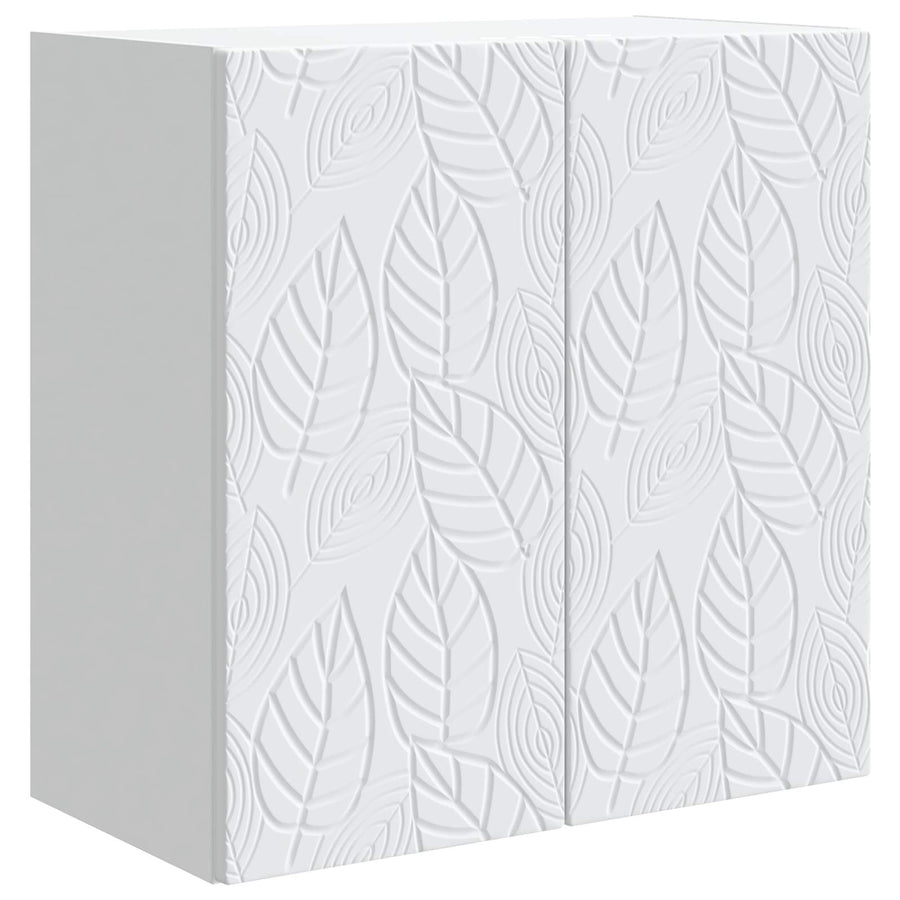 Wandkast Wit 59 x 31 x 60 cm Bewerkt hout