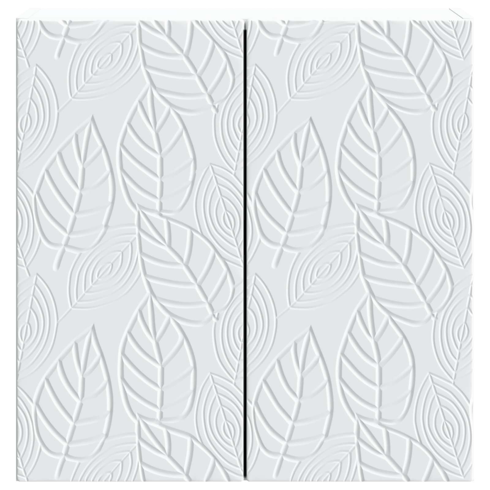 Wandkast Wit 59 x 31 x 60 cm Bewerkt hout