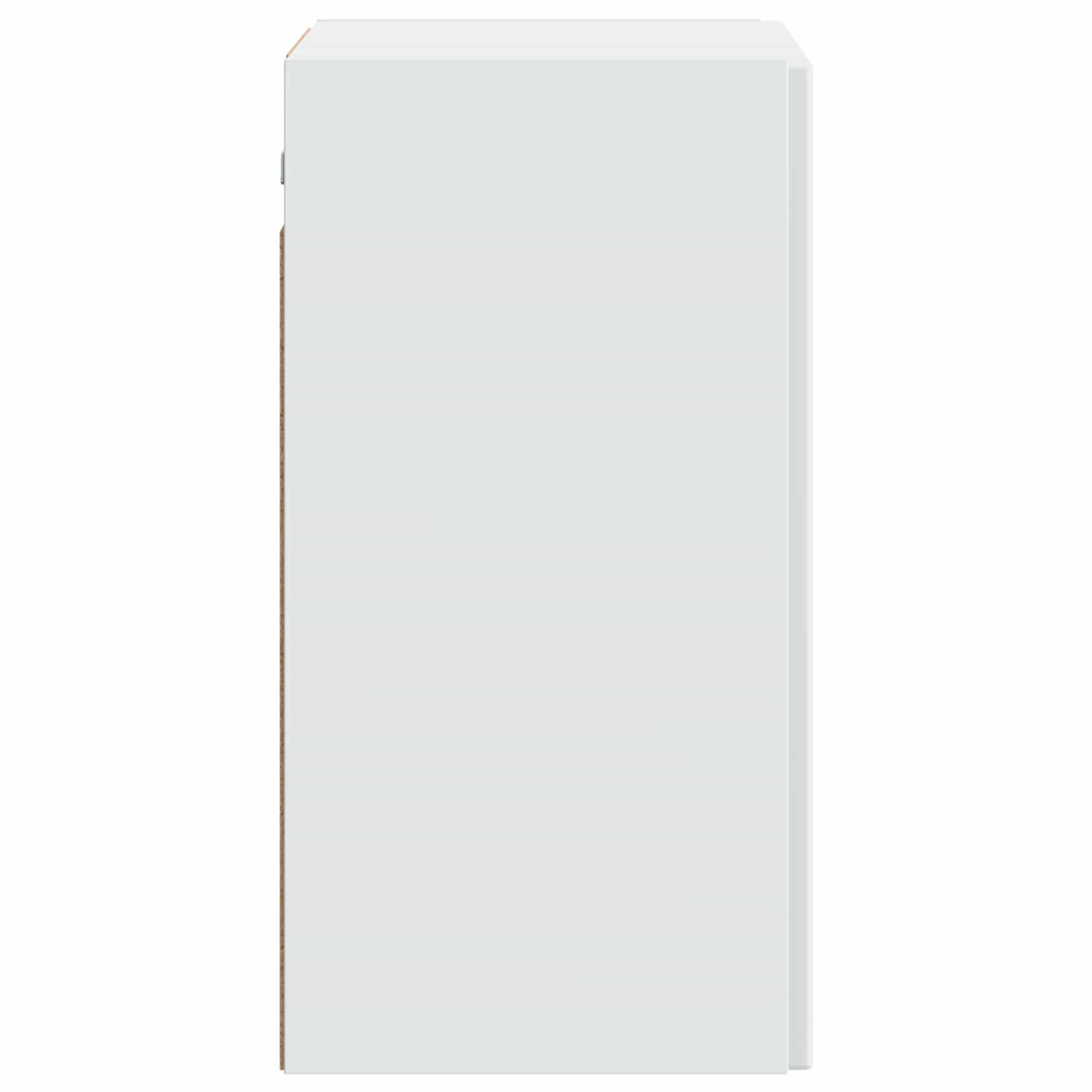Wandkast Wit 59 x 31 x 60 cm Bewerkt hout