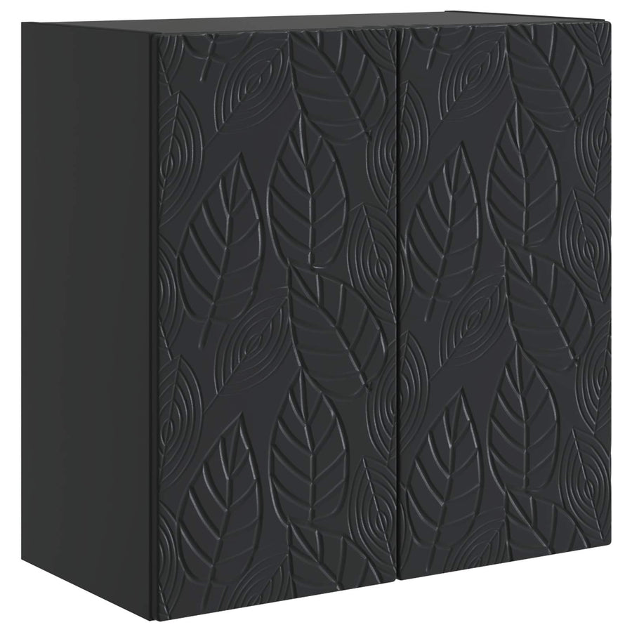 Wandkast Zwart 59 x 31 x 60 cm Bewerkt hout
