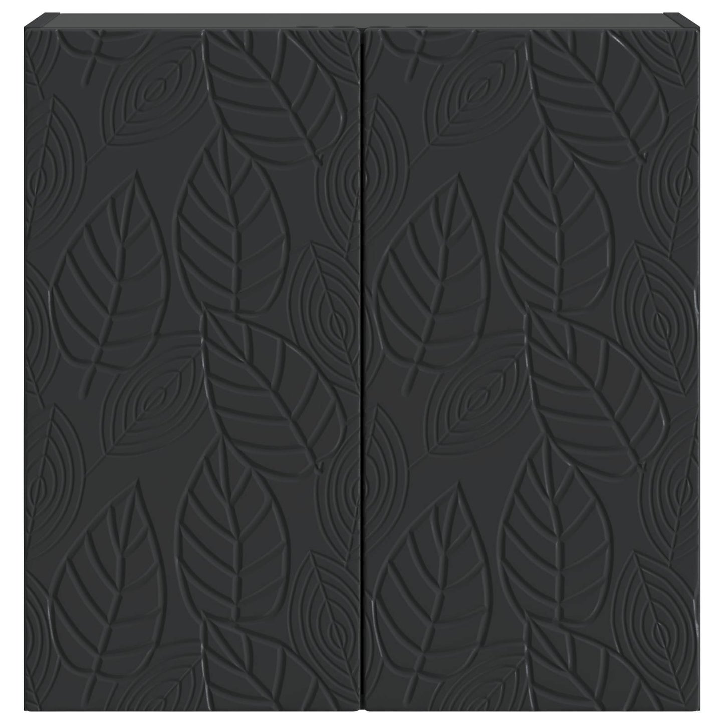 Wandkast Zwart 59 x 31 x 60 cm Bewerkt hout