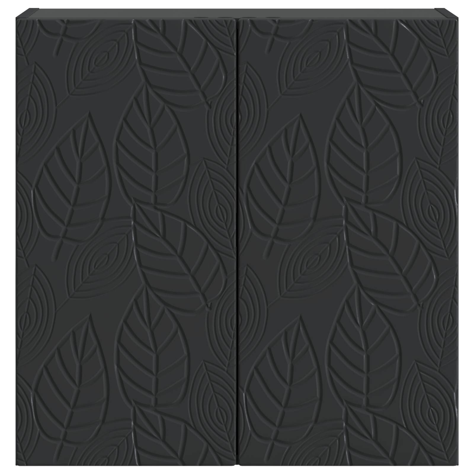 Wandkast Zwart 59 x 31 x 60 cm Bewerkt hout