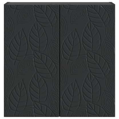 Wandkast Zwart 59 x 31 x 60 cm Bewerkt hout