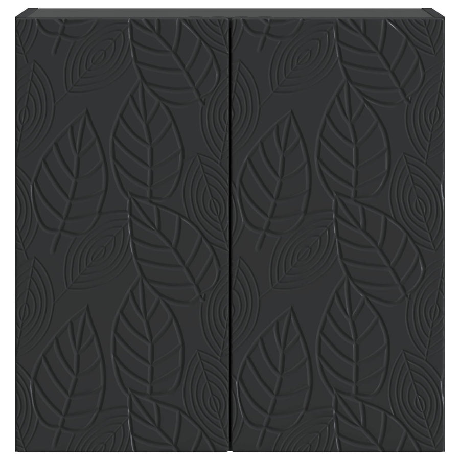 Wandkast Zwart 59 x 31 x 60 cm Bewerkt hout