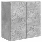 Wandkast 59x31x60 cm bewerkt hout betongrijs