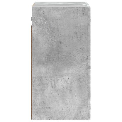 Wandkast Betongrijs 59 x 31 x 60 cm Bewerkt hout