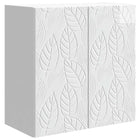 Wandkast 59x31x60 cm hoogglans wit bewerkt hout