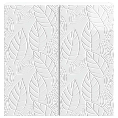 Wandkast Hoogglans Wit 59 x 31 x 60 cm Bewerkt hout