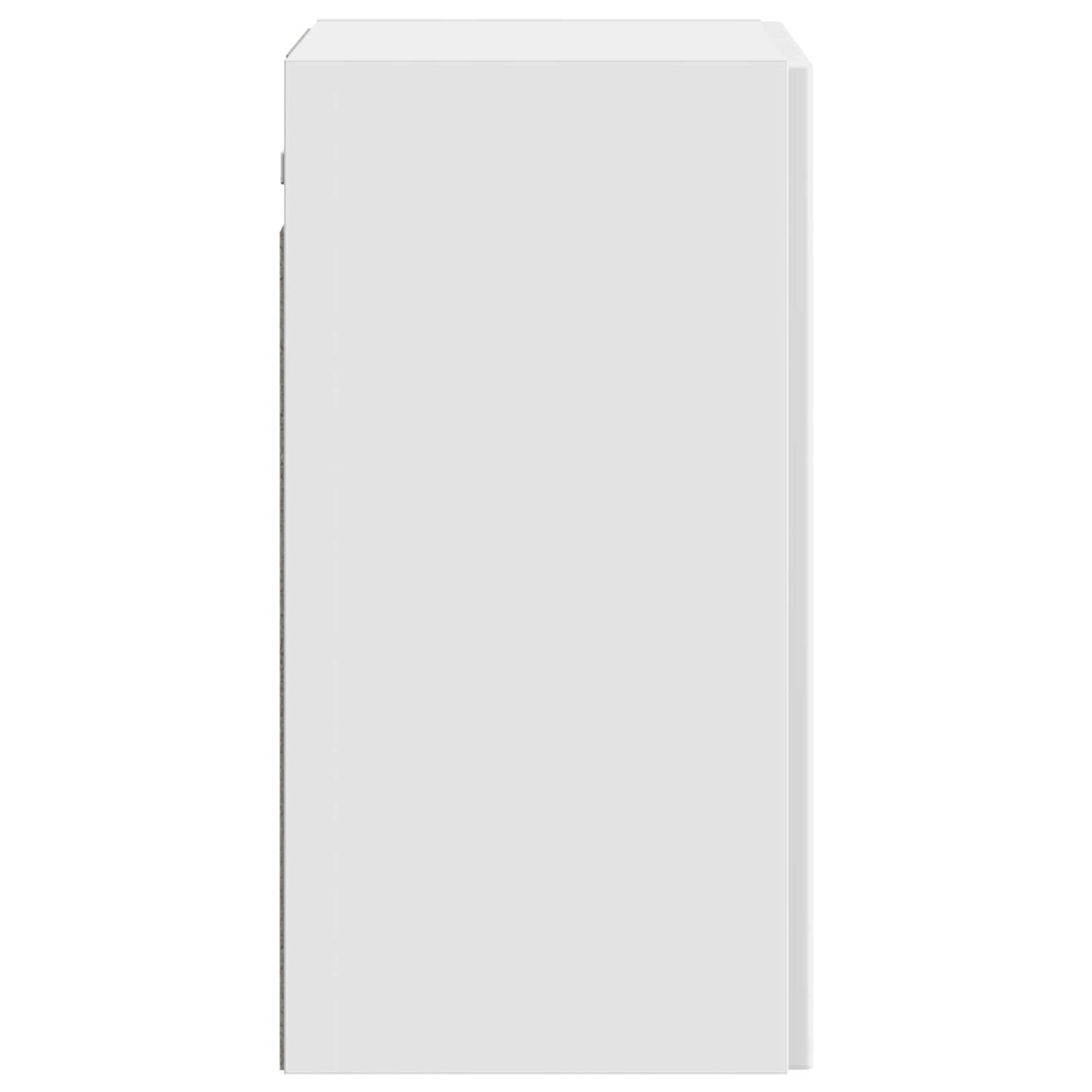 Wandkast Hoogglans Wit 59 x 31 x 60 cm Bewerkt hout