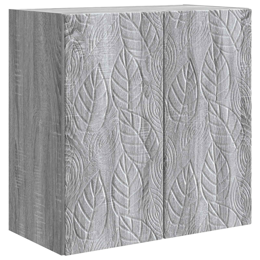 Wandkast Grijs Sonoma 59 x 31 x 60 cm Bewerkt hout