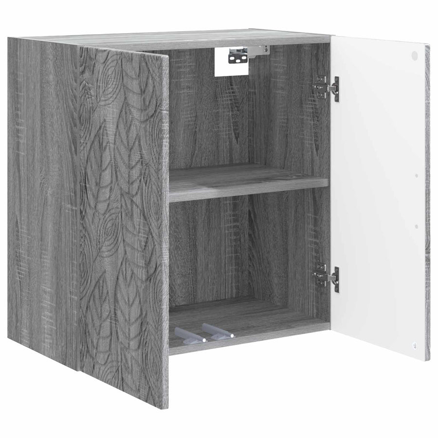 Wandkast Grijs Sonoma 59 x 31 x 60 cm Bewerkt hout
