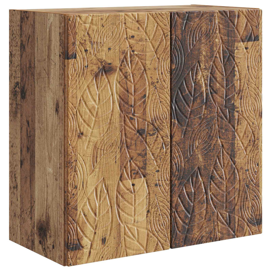 Wandkast Oud hout 59 x 31 x 60 cm Bewerkt hout