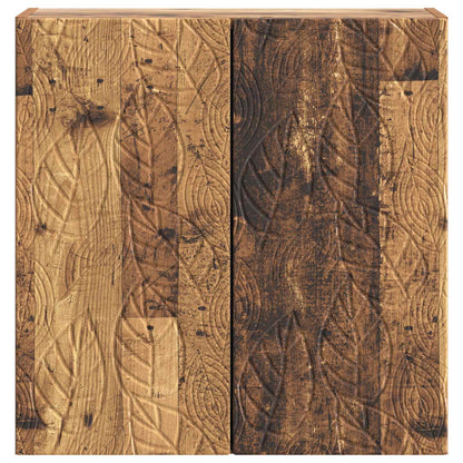 Wandkast Oud hout 59 x 31 x 60 cm Bewerkt hout