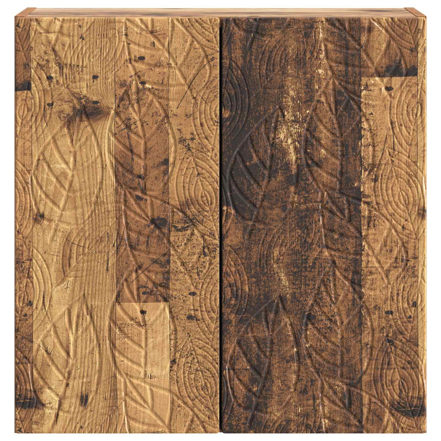Wandkast Oud hout 59 x 31 x 60 cm Bewerkt hout