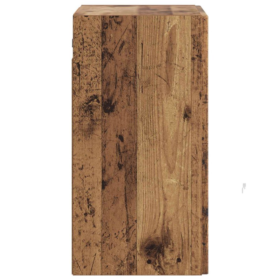 Wandkast Oud hout 59 x 31 x 60 cm Bewerkt hout