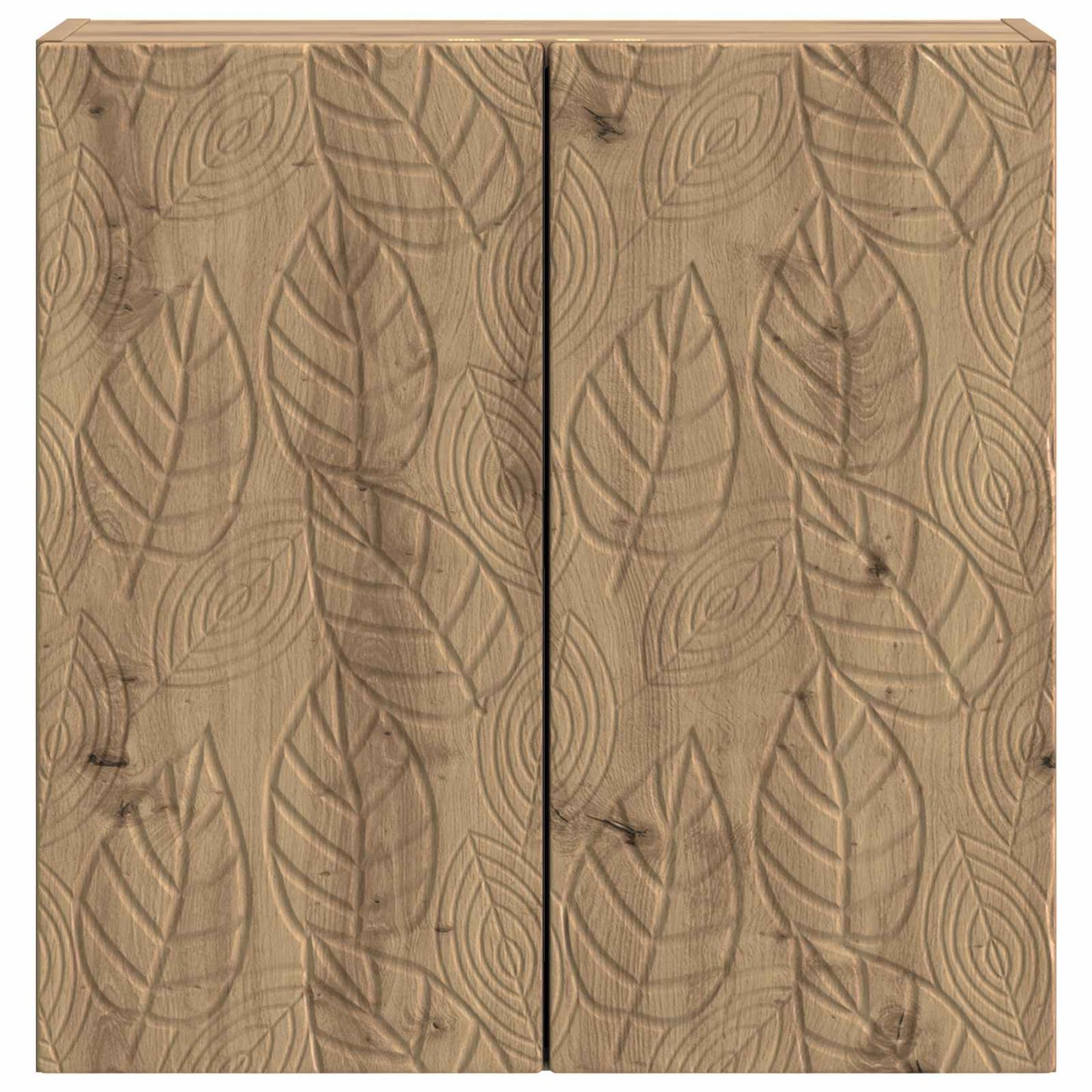 Wandkast Artisanaal eiken 59 x 31 x 60 cm Bewerkt hout