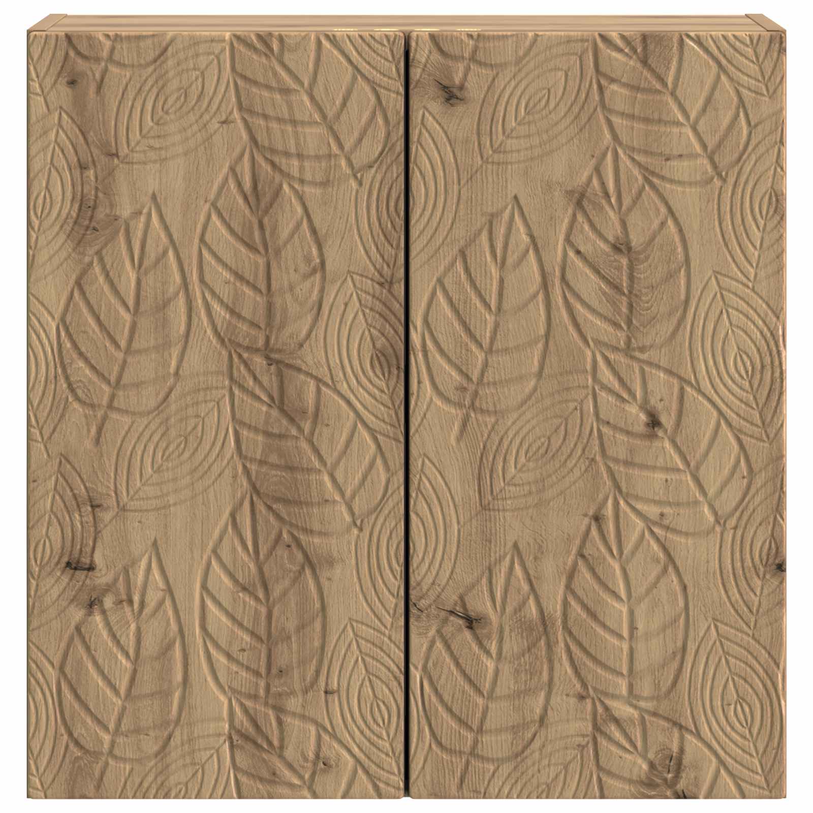 Wandkast Artisanaal eiken 59 x 31 x 60 cm Bewerkt hout
