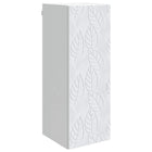 Wandkast 33x34,5x90 cm wit bewerkt hout