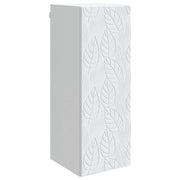 Wandkast 33x34,5x90 cm wit bewerkt hout