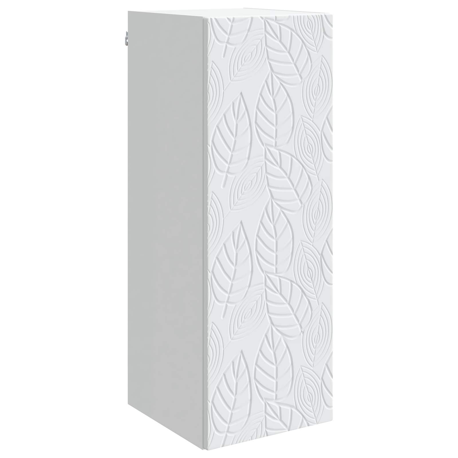 Wandkast Wit 33 x 34,5 x 90 cm Bewerkt hout