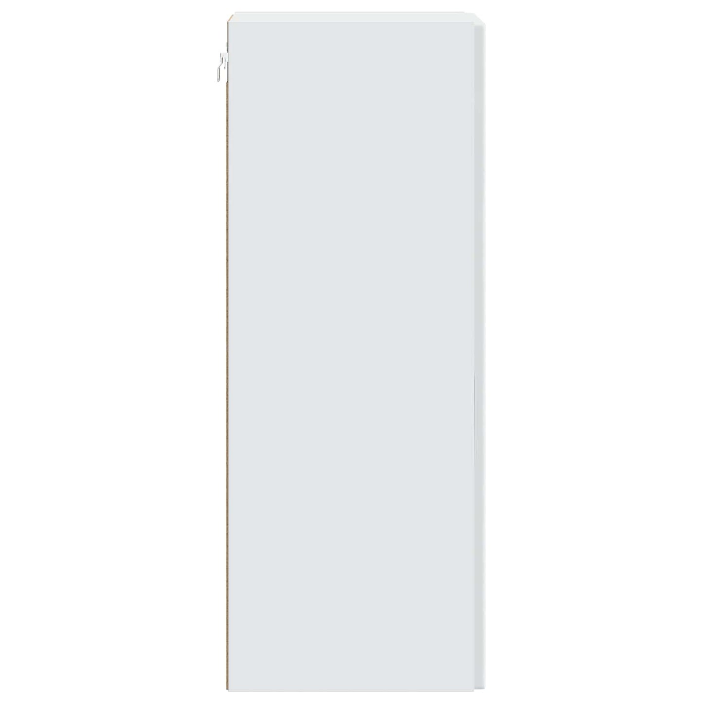Wandkast Wit 33 x 34,5 x 90 cm Bewerkt hout