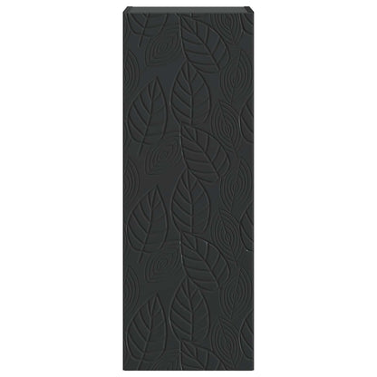Wandkast Zwart 33 x 34,5 x 90 cm Bewerkt hout