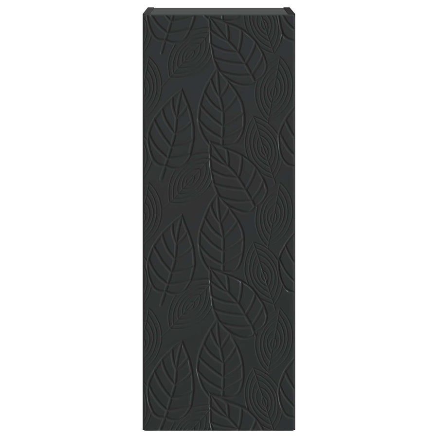 Wandkast Zwart 33 x 34,5 x 90 cm Bewerkt hout