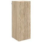 Wandkast 33x34,5x90 cm Sonoma Eiken bewerkt hout