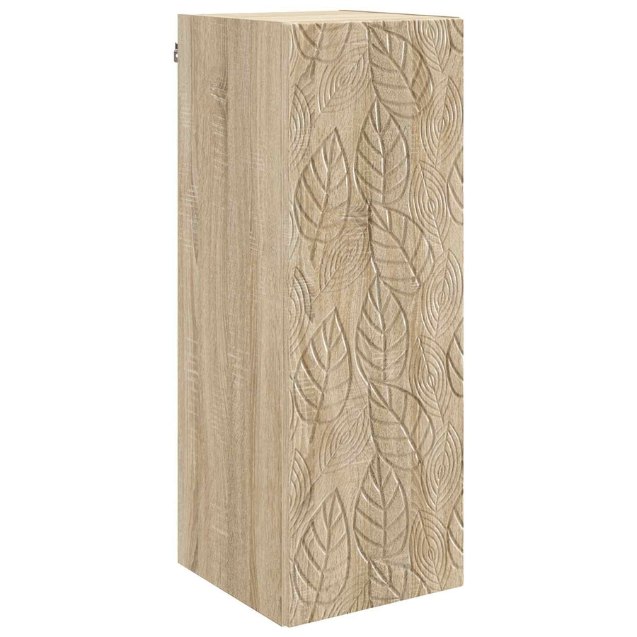 Wandkast Sonoma Eiken 33 x 34,5 x 90 cm Bewerkt hout