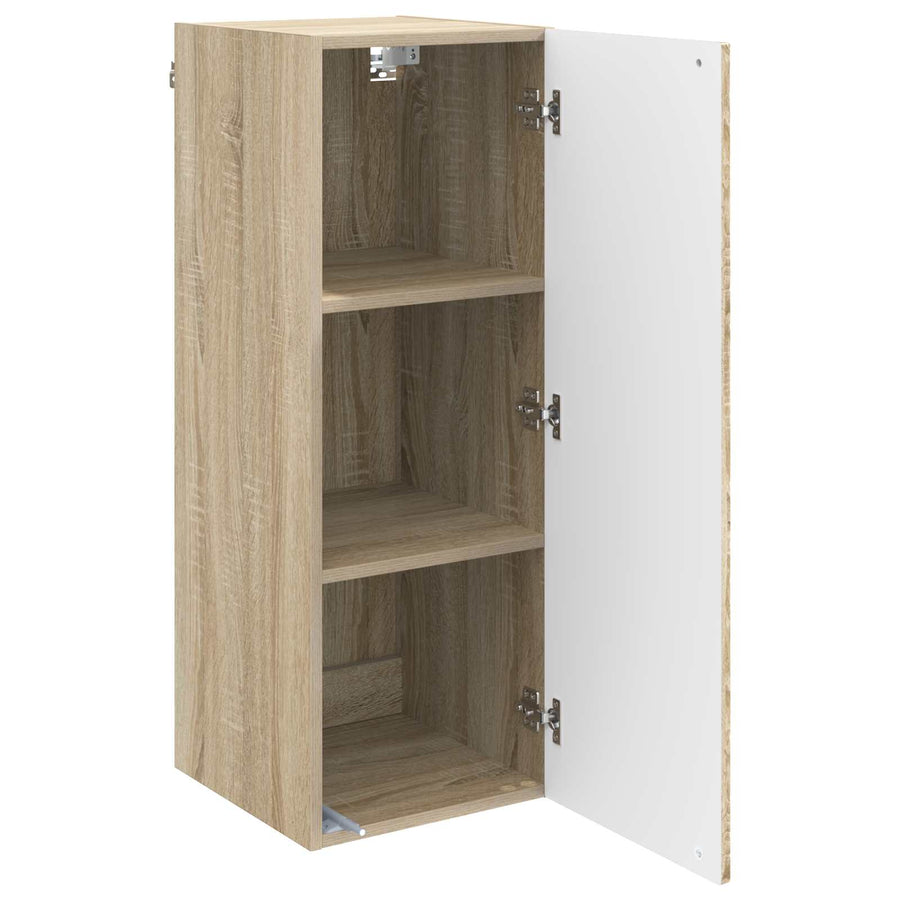 Wandkast Sonoma Eiken 33 x 34,5 x 90 cm Bewerkt hout