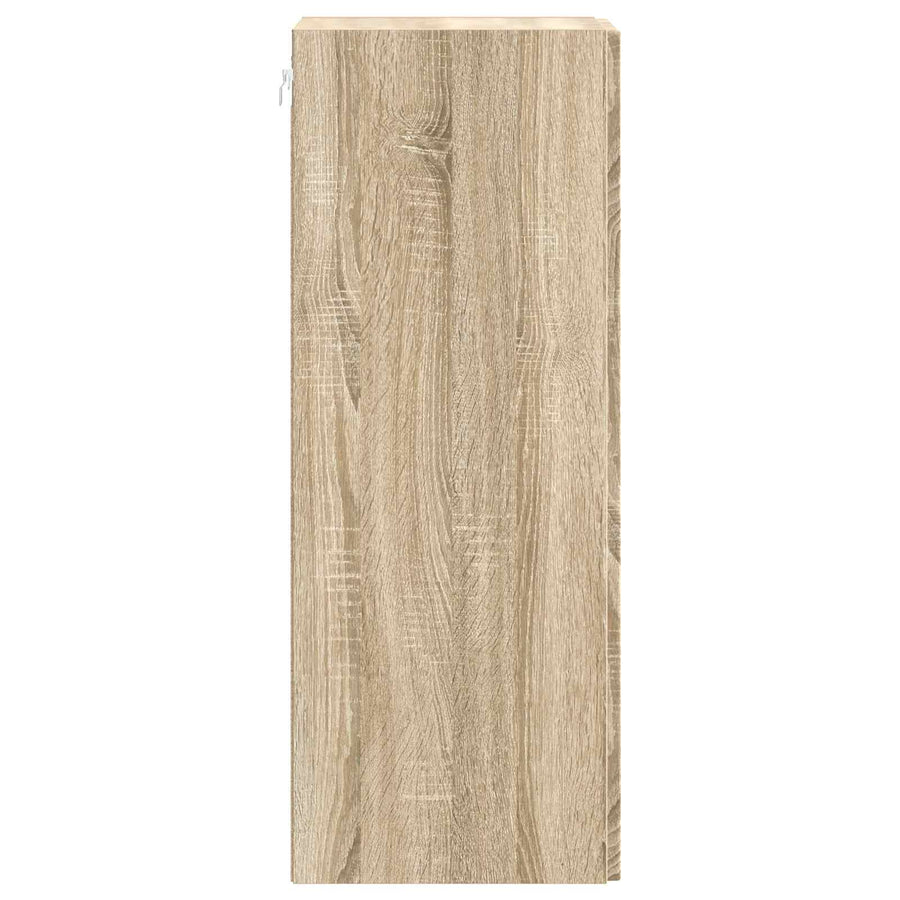 Wandkast Sonoma Eiken 33 x 34,5 x 90 cm Bewerkt hout