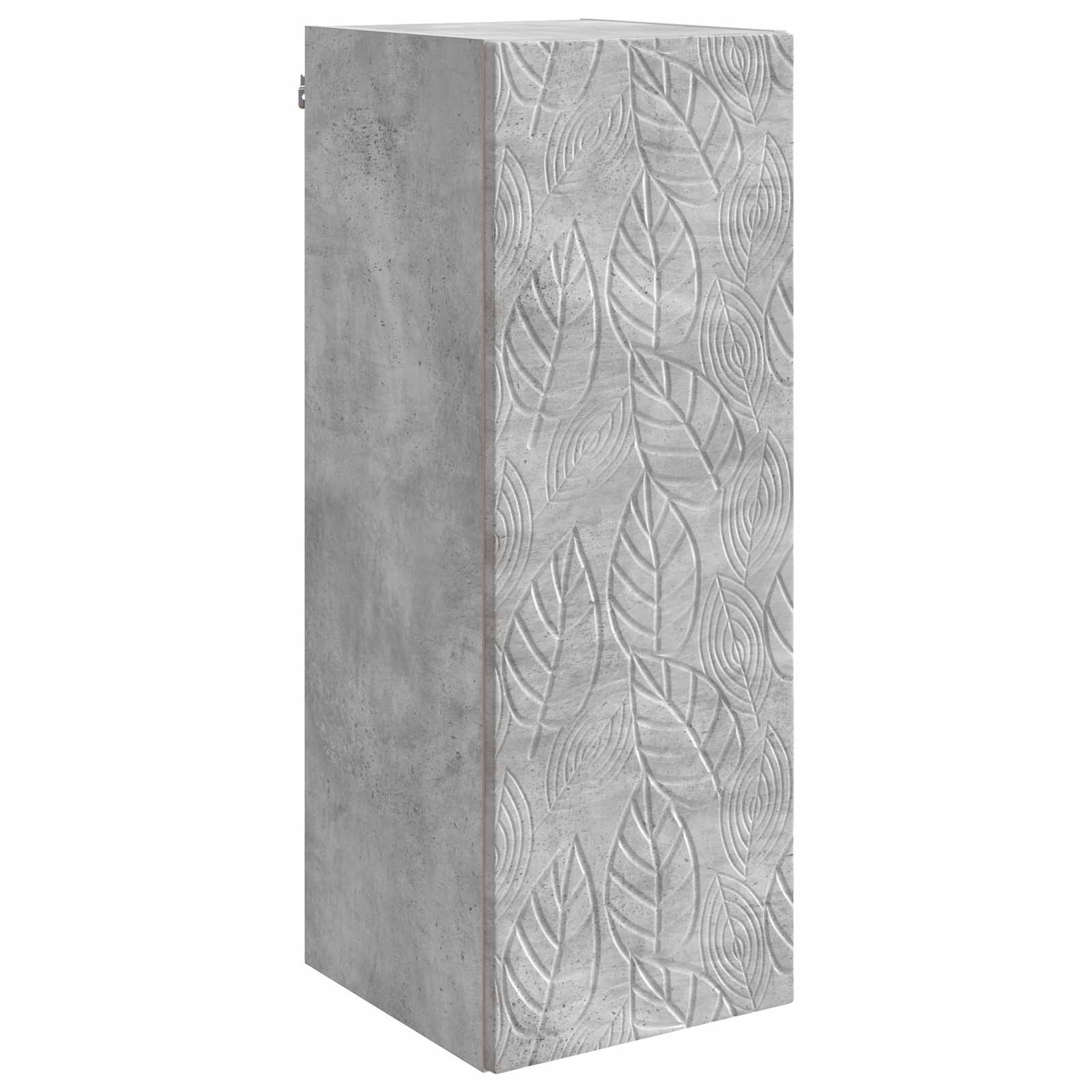 Wandkast Betongrijs 33 x 34,5 x 90 cm Bewerkt hout