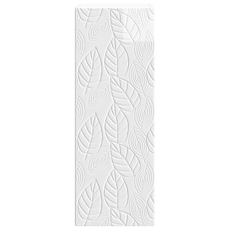 Wandkast Hoogglans Wit 33 x 34,5 x 90 cm Bewerkt hout