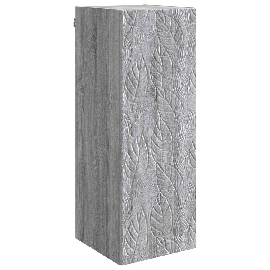Wandkast Grijs Sonoma 33 x 34,5 x 90 cm Bewerkt hout