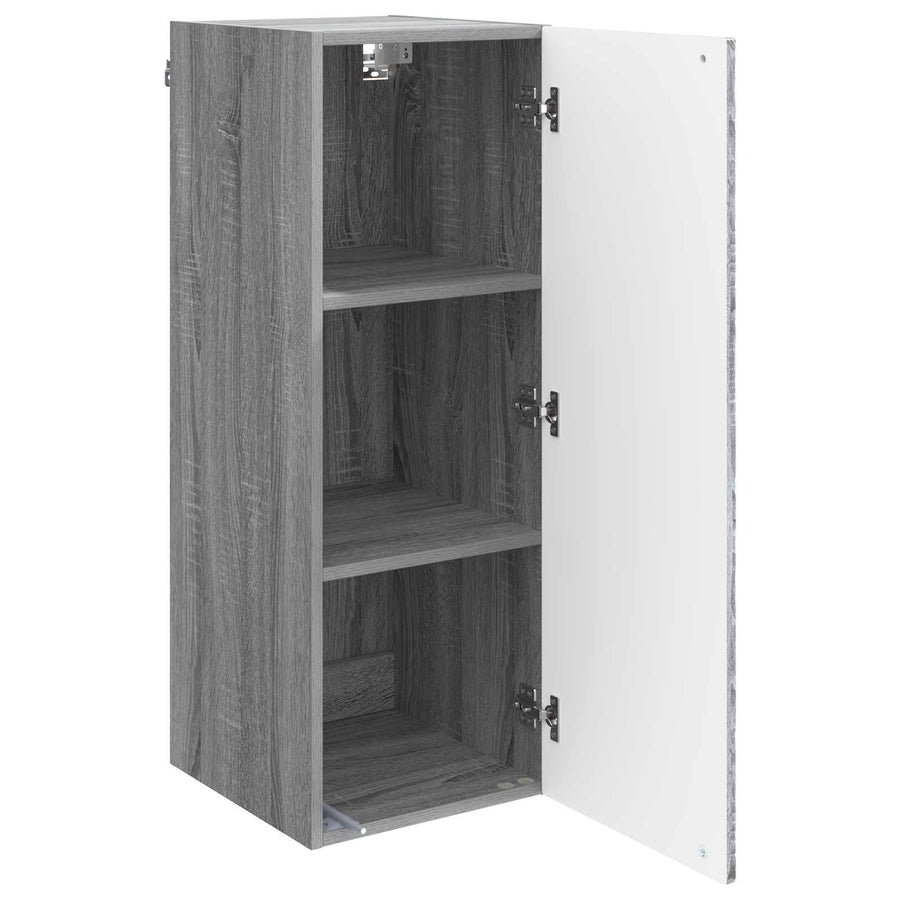 Wandkast Grijs Sonoma 33 x 34,5 x 90 cm Bewerkt hout