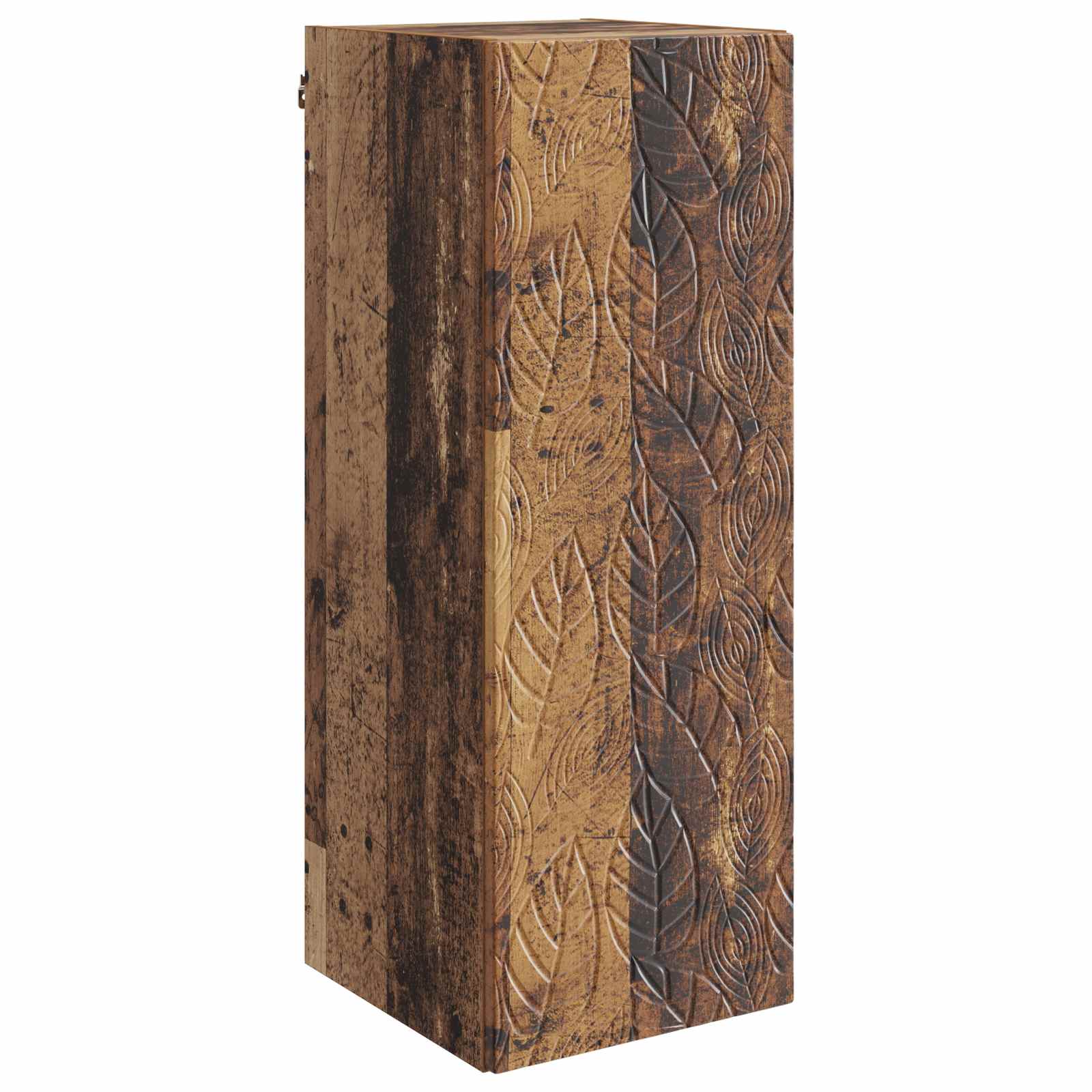 Wandkast Oud hout 33 x 34,5 x 90 cm Bewerkt hout