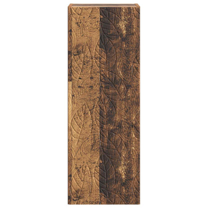Wandkast Oud hout 33 x 34,5 x 90 cm Bewerkt hout