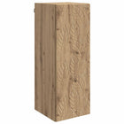 Wandkast bewerkt hout 33x34,5x90 cm