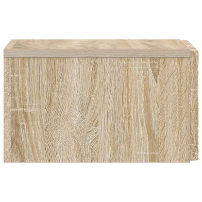 Wandmontage Zijtafel 2 pcs Sonoma Eiken 34,5 x 33 x 20 cm
