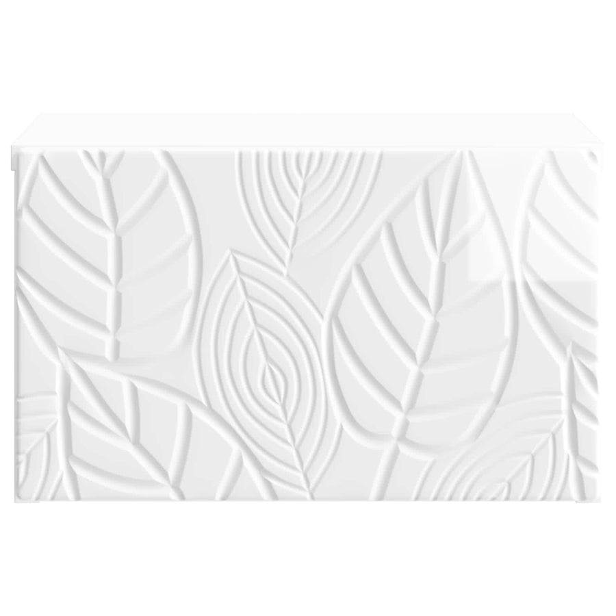 Wandmontage Zijtafel 2 pcs Hoogglans Wit 34,5 x 33 x 20 cm