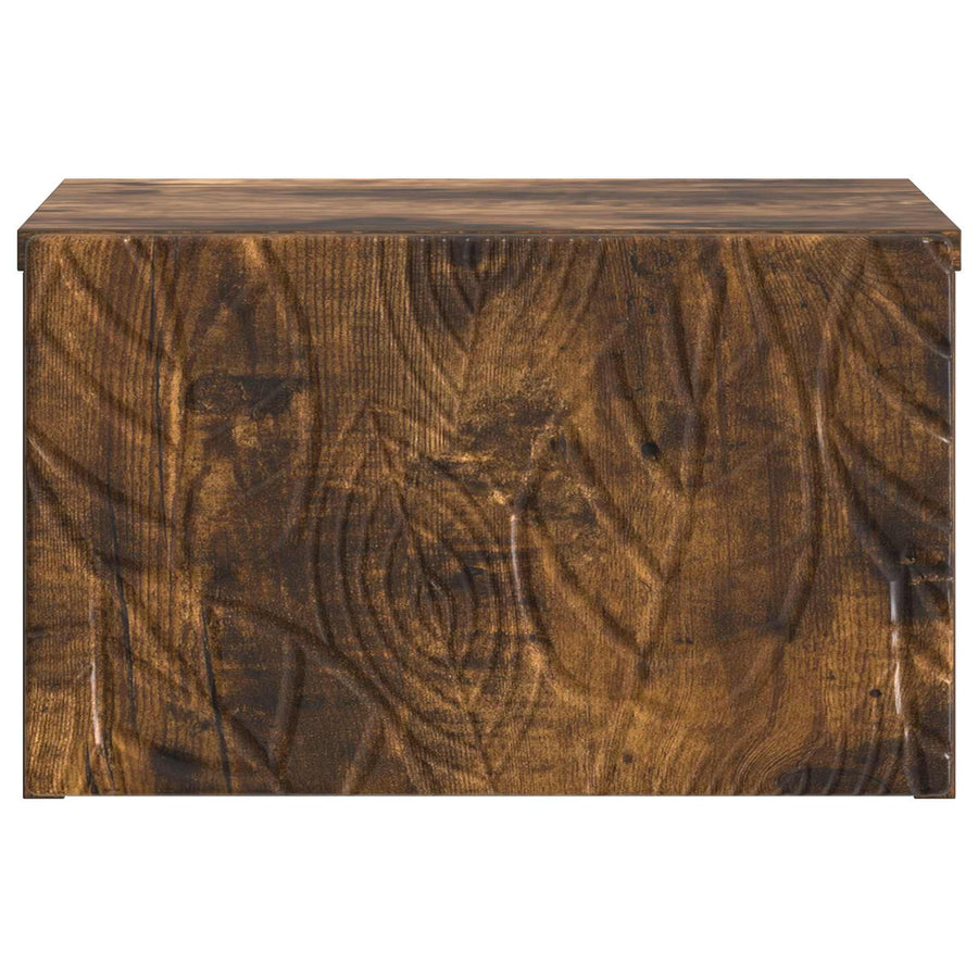 Wandmontage Zijtafel 2 pcs Gerookt eiken 34,5 x 33 x 20 cm