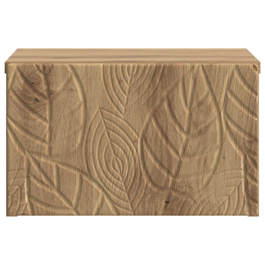 Wandmontage Zijtafel Artisanaal eiken 34,5 x 33 x 20 cm