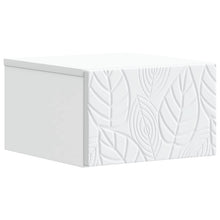 Wandbeugel Bedkast Wit 49 x 34,5 x 20 cm Bewerkt hout