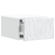 Wandbeugel Bedkast Wit 49 x 34,5 x 20 cm Bewerkt hout