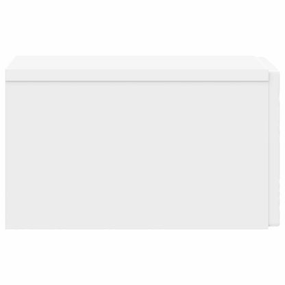 Wandbeugel Bedkast Wit 49 x 34,5 x 20 cm Bewerkt hout